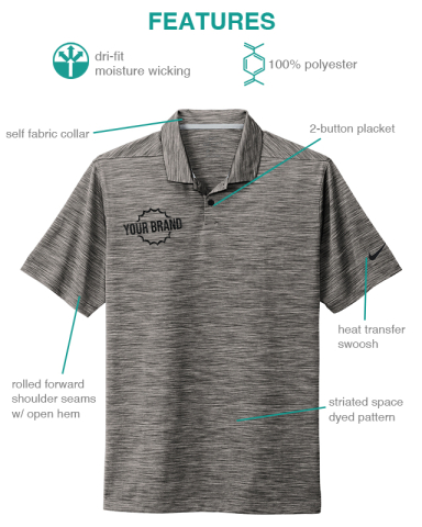 Dri-FIT Vapor Space Dyed Polo by Nike®