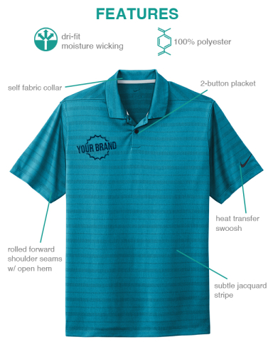 Dri-FIT™ Vapor Jacquard Polo by Nike®