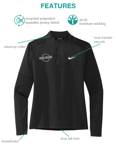 Women's Dri-FIT Element 1/2-Zip Top by Nike®