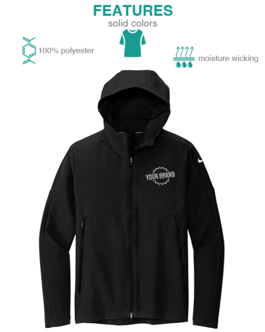 Hooded Soft Shell Jacket by Nike®