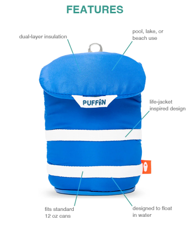 The Buoy Can Cooler by Puffin Drinkwear®