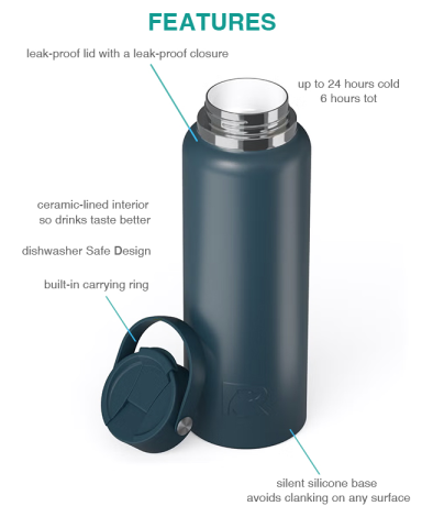 40 oz. Outback Bottle by RTIC®