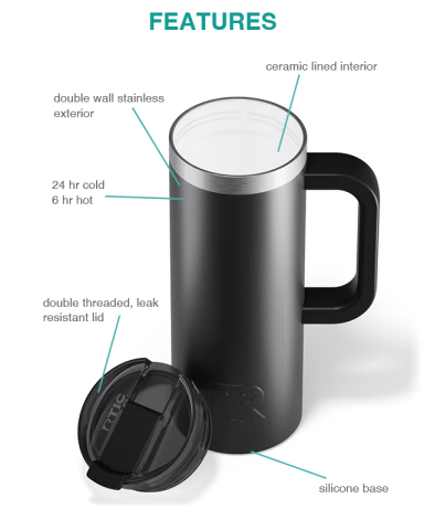 20 oz. Road Trip Travel Mug by RTIC®