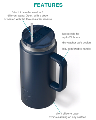 64 oz. Road Trip Tumbler by RTIC®