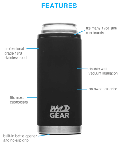 Slim Can Holder by Wyld Gear