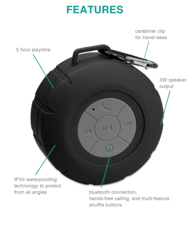 Orator Waterproof Bluetooth Speaker