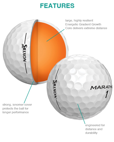 Marathon Golf Balls (3 Pack) by Srixon®