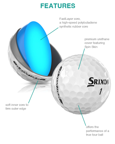 Q-STAR TOUR Golf Balls (3 Pack) by Srixon®