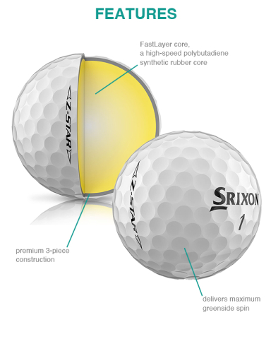 Z-STAR Golf Balls (3 Pack) by Srixon®