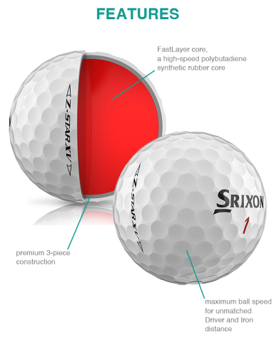 Z-STAR XV Golf Balls (12 Pack) by Srixon®