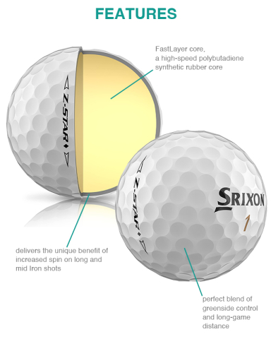 Z-STAR DIAMOND Golf Balls (3 Pack) by Srixon®