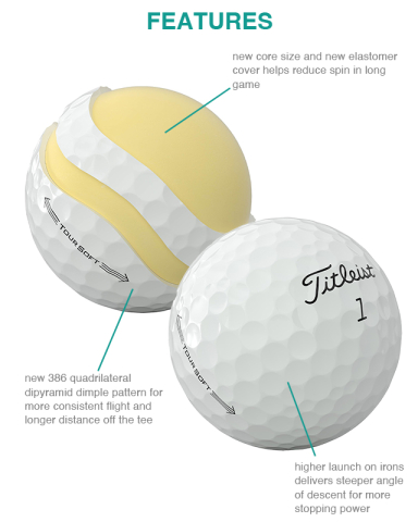 3 Pack Tour Soft Golf Balls by Titleist®