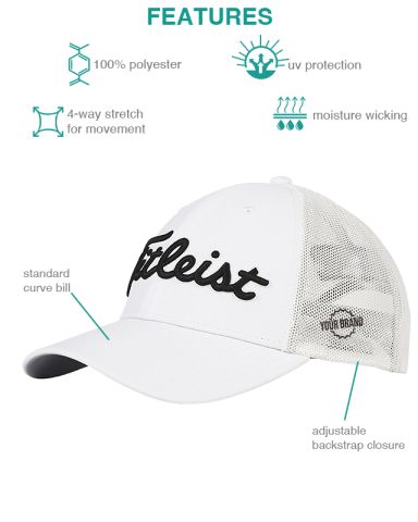 Tour Performance Mesh Golf Hat by Titleist®