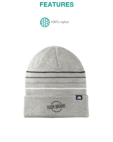 Striped Cuffed Beanie by TravisMathew®