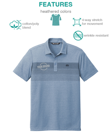 Coastal Chest Stripe Polo by TravisMathew®