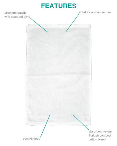 Colorfusion Golf Towel by Towel Specialties®