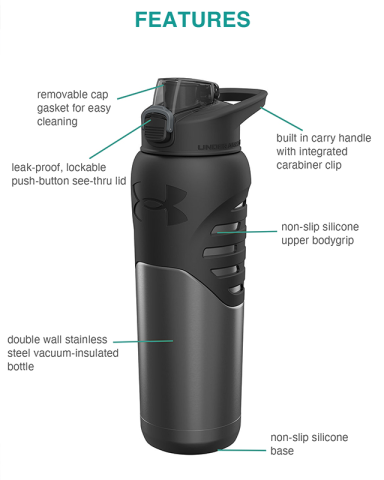 24 oz. Dominate Bottle by Under Armour®