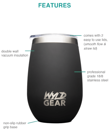 12 oz. Wine Tumber by Wyld Gear