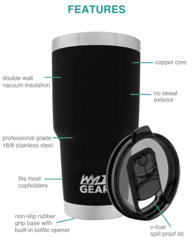 30 oz. Tumbler by Wyld Gear