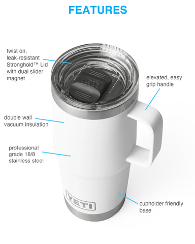 20 oz. Travel Mug with Stronghold Lid by YETI®