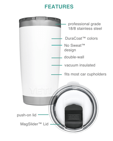 20 oz. Rambler Tumbler by YETI®