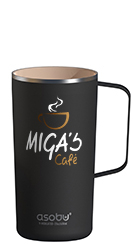 20 oz. Stainless Insulated Ceramic Lined Tower Mug by Asobu®