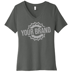 Women’s Relaxed Jersey Short Sleeve V-Neck Tee by BELLA+CANVAS®