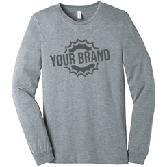 Unisex Heather CVC Long Sleeve Tee by BELLA+CANVAS ®