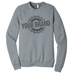 Unisex Sponge Fleece Raglan Sweatshirt by BELLA+CANVAS®