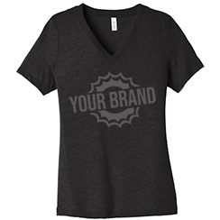 Women’s Relaxed Heather CVC V-Neck Tee by BELLA+CANVAS®