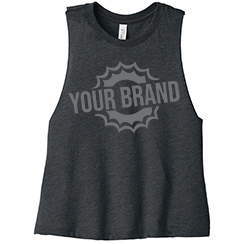 Women’s Racerback Cropped Tank by BELLA+CANVAS®