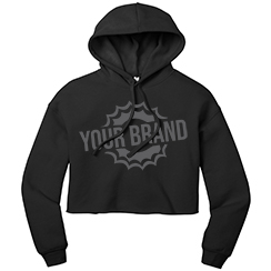 Women’s Sponge Fleece Cropped Fleece Hoodie by BELLA+CANVAS®