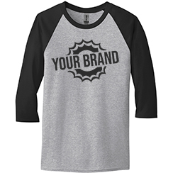 Heavy Cotton™ 3/4-Sleeve Raglan T-Shirt by Gildan®