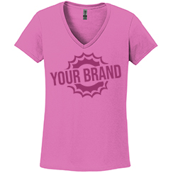 Ladies Heavy Cotton™ 100% Cotton V-Neck T-Shirt by Gildan®