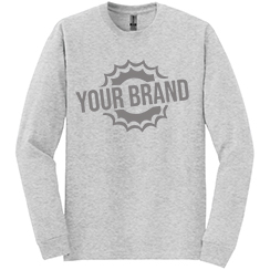 DryBlend® 50 Cotton/50 Poly Long Sleeve T-Shirt by Gildan®