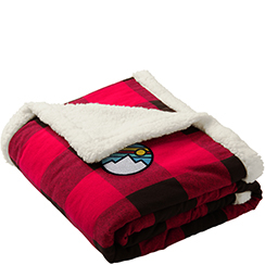 Flannel Sherpa Blanket by Port Authority®