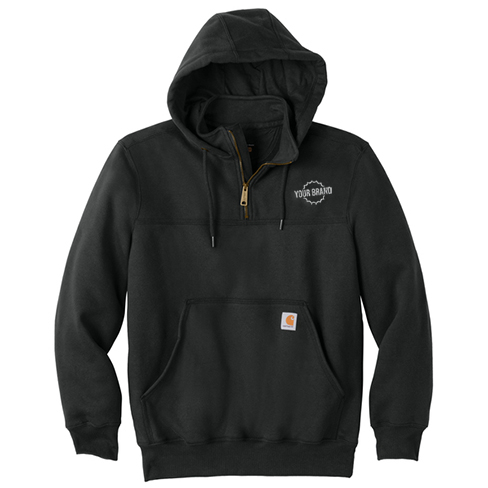 Rain Defender® Paxton Heavyweight Hooded Zip Mock Sweatshirt by Carhartt®