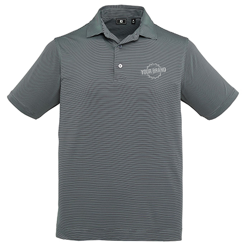 Men’s MicroFeeder Stripe Performance Golf Polo by FootJoy®