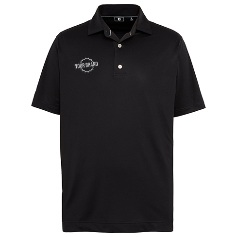 Men's Tonal Dot Print Polo by FootJoy®