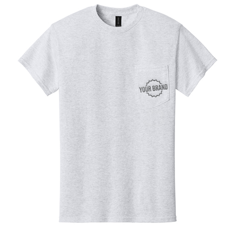 DryBlend® 50 Cotton/50 Poly Pocket T-Shirt by Gildan®