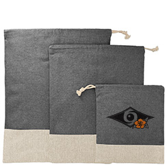 Split Recycled 3pc Travel Pouch Set