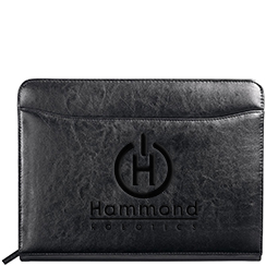 Renaissance Leather Zippered Padfolio