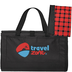Buffalo Plaid Fleece Picnic Blanket