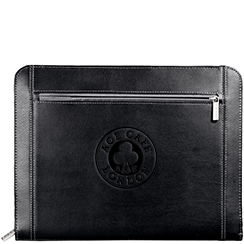 Metropolitan Leather Zippered Padfolio