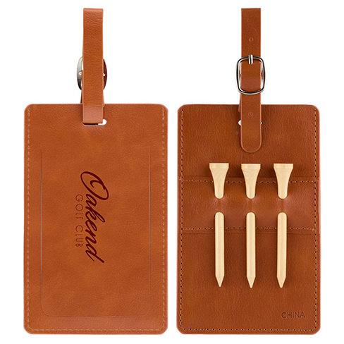 Golf Bag Tag and Tee Set