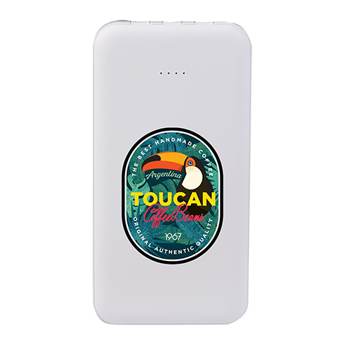 UL Listed 5,000 mAh Power Bank with Multi-Cables