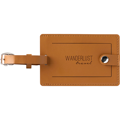 Pineapple Leather Luggage Tag