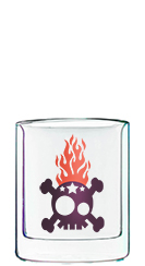 12 oz. Double Wall Iridescent Old Fashioned Glass by Asobu®