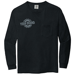 Heavyweight Ring Spun Long Sleeve Pocket Tee by Comfort Colors®