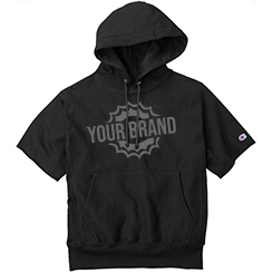 Short Sleeve Hooded Reverse Weave® Sweatshirt by Champion®